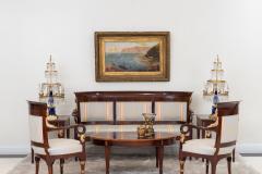 Pair of Russian Neoclassic Ormolu Bronze and Glass Candelabras - 4407879