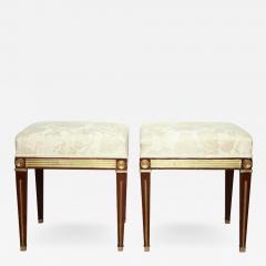 Pair of Russian Neoclassic Stools - 2120271