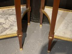 Pair of Russian Neoclassical Console Tables Sofa Tables or Bedside Stands - 2973694