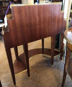 Pair of Russian Neoclassical Style Demilune End Tables or Nightstand Commodes - 2981253