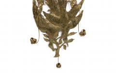 Pair of Rustic Continental German Style Brass Game Bird Wall Sconces - 1398552