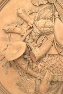 Pair of Rustic French Resin Wall Plaques - 4519530