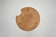 Pair of Rustic Oak Side Tables France 1950s - 4292189