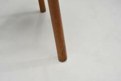 Pair of Rustic Oak Side Tables France 1950s - 4292198