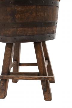 Pair of Rustic Old Hickory Oak Barrel Side Chairs - 1418025