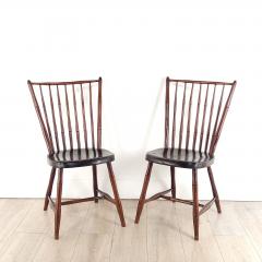 Pair of Rustic Provincial Ash Windsor Chairs circa 1820 probably England - 3498834