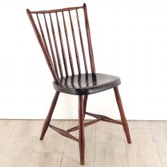 Pair of Rustic Provincial Ash Windsor Chairs circa 1820 probably England - 3498839