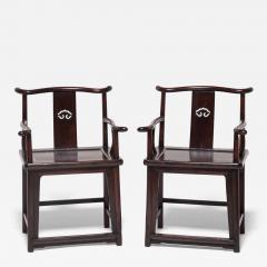 Pair of Ruyi Official s Chairs - 4288219