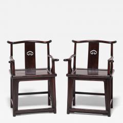 Pair of Ruyi Officials Chairs - 4196652
