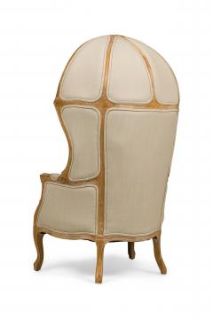 Pair of Safavieh Couture French Louis XV Style Porters Chairs - 4172447