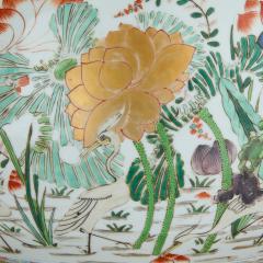 Pair of Samson Famille Verte Porcelain Jardini res on Stands - 4787899