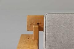 Pair of Scandinavian Lounge Chairs in Pine 1970s - 1143579