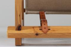 Pair of Scandinavian Lounge Chairs in Pine 1970s - 1143580