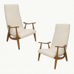 Pair of Scandinavian Mid Century Lounge Chairs - 3200435