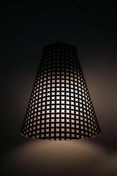 Pair of Scandinavian Modern Brass Wall Lamps 1950s - 4632603