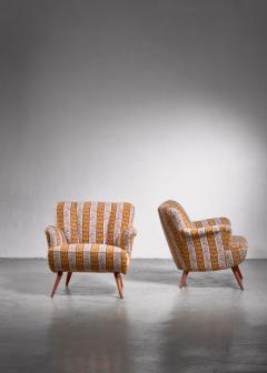 Pair of Scandinavian Modern armchairs - 1702792