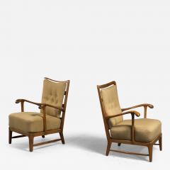 Pair of Scandinavian Modern armchairs - 2942261