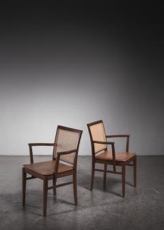 Pair of Scandinavian Modern armchairs - 3477154