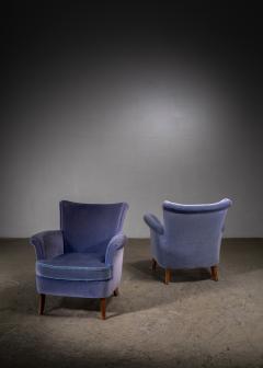 Pair of Scandinavian Modern armchairs - 3792514