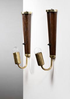 Pair of Scandinavian Modern wall lamps - 4595663