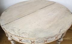 Pair of Scandinavian Neoclassic Demilune Painted Consoles - 925066
