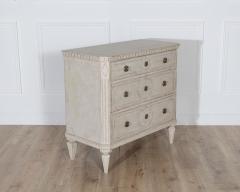 Pair of Scandinavian Painted Chests with Carved Details circa 1920 - 4223321