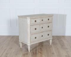 Pair of Scandinavian Painted Chests with Carved Details circa 1920 - 4223363