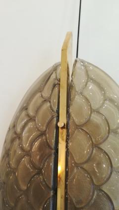 Pair of Sconces Murano Glass and Brass - 1174403