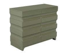 Pair of Sculpted Modern Lacquered Cabinets - 4220398