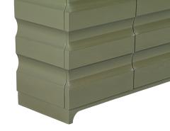 Pair of Sculpted Modern Lacquered Cabinets - 4220405