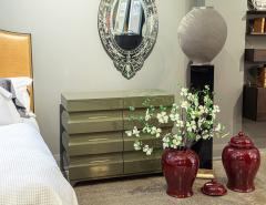 Pair of Sculpted Modern Lacquered Cabinets - 4220406