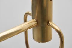 Pair of Sculptural Brass Wall Lamps Europe Mid 20th Century - 4398876