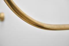 Pair of Sculptural Brass Wall Lamps Europe Mid 20th Century - 4398877