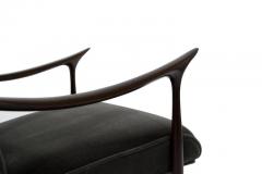 Pair of Sculptural Brazilian Lounge Chairs in Mohair - 398593