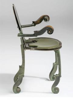 Pair of Sculptural Bronze Armchairs by Arman Fernandez - 2841344