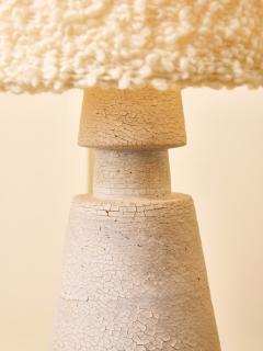 Pair of Sculptural Ceramic Table Lamps by Andr Bloch - 4795793