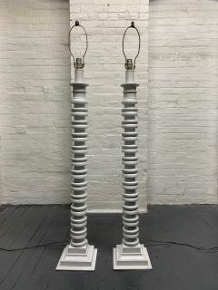 Pair of Sculptural Floor Lamps - 1409081