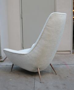 Pair of Sculptural Italian Tall Back Armchairs - 1720240