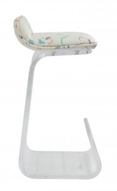 Pair of Sculptural Molded Lucite Bar Stools - 187533