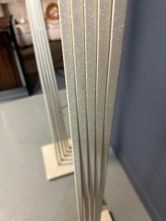 Pair of Sculptural Postmodern Kichler Halogen Torchiere Floor Lamps 1992 - 4245841