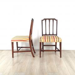 Pair of Sheraton Mahogany Side Chairs England 19th century - 4048648