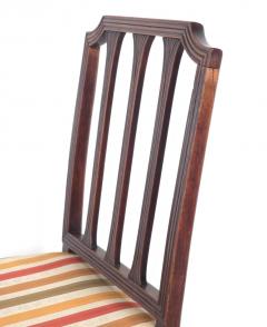 Pair of Sheraton Mahogany Side Chairs England 19th century - 4048653