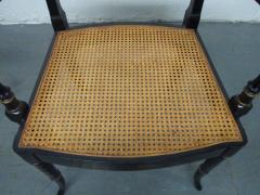 Pair of Sheraton Style Stenciled Armchairs - 1310797