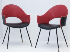 Pair of Side Chairs designed by Cerutti di Ugo DAlessio C 1960 Italy - 3558032