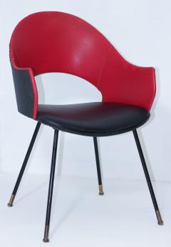 Pair of Side Chairs designed by Cerutti di Ugo DAlessio C 1960 Italy - 3558035