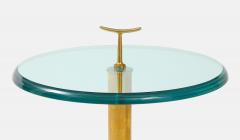 Pair of Side Tables in Glass and Brass - 2311047