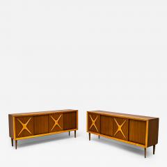 Pair of Sideboards Italian Manufacture Mid 20th Century - 4441881