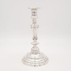 Pair of Silver Candlesticks France 19th century - 3954957