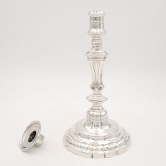 Pair of Silver Candlesticks France 19th century - 3954960