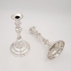 Pair of Silver Candlesticks France 19th century - 3954963